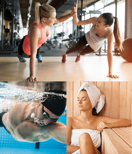 together swim sauna together swim sauna